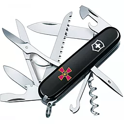Мультитул Victorinox Huntsman Army (1.3713.3_W0010u) Black Эмблема ВСУ - фото Мультитул Victorinox Huntsman Army (1.3713.3_W0010u) Black Эмблема ВСУ