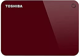 Зовнішній жорсткий диск Toshiba Canvio Advance 4TB 2.5" USB 3.0 (HDTC940ER3CA) Red