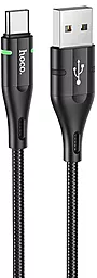 Кабель Hoco U93 Shadow USB-A - Type-C 15w 3a 1.2м cable Black - фото Кабель Hoco U93 Shadow USB-A - Type-C 15w 3a 1.2м cable Black