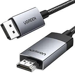 Видеокабель DP119 DisplayPort - HDMI v2.0 4k 60hz 1m black (15773) Ugreen - фото Видеокабель DP119 DisplayPort - HDMI v2.0 4k 60hz 1m black (15773) Ugreen