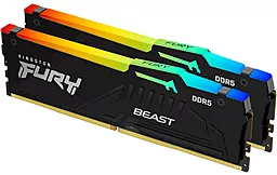 Оперативная память Kingston Fury 32 GB (2x16GB) DDR5 4800 MHz Beast RGB (KF548C38BBAK2-32)