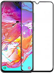 Защитное стекло TOTO 5D Cold Carving Samsung A705 Galaxy A70 Black (F_101424)