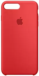 Чехол Silicone Case для Apple iPhone 7 Plus, iPhone 8 Plus Red