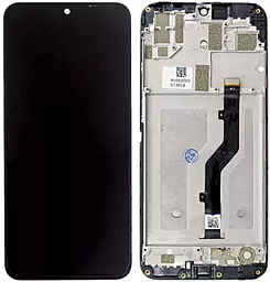 Дисплей ZTE Blade A7 2020 (FPC-T61PTS01V1F) с тачскрином и рамкой, Black