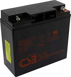 Аккумуляторная батарея CSB 12V 17Ah (GP12170B1/В3) - миниатюра 1