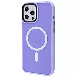 Чехол Wave Matte Colorful Case with MagSafe для Apple iPhone 12 Pro Max Light Purple