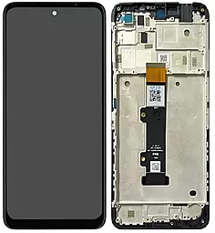Дисплей Motorola Moto E32S (XT2229) с тачскрином и рамкой, Black - фото Дисплей Motorola Moto E32S (XT2229) с тачскрином и рамкой, Black
