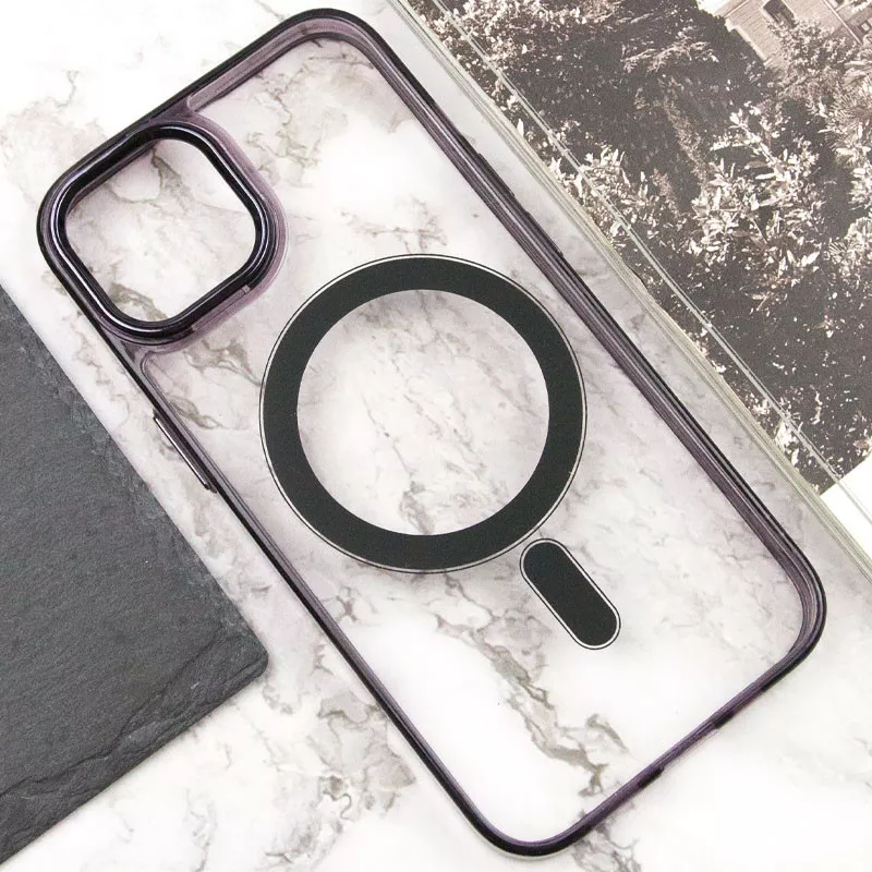 Чехол Epik Iris with MagSafe для Apple iPhone 14 Black - фото 5