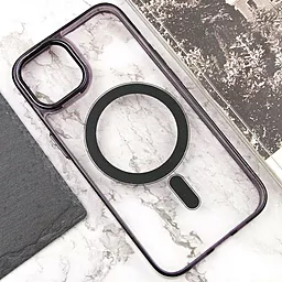 Чехол Epik Iris with MagSafe для Apple iPhone 14 Black - миниатюра 5 Чехол Epik Iris with MagSafe для Apple iPhone 14 Black - миниатюра 5