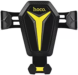 Автодержатель Hoco Car Holder CA22 Kingcrab Vehicle Mounted Gravitative Black & Yellow - миниатюра 2
