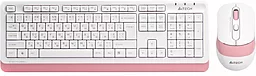 Комплект (клавіатура+мишка) A4Tech Fstyler FG1010 White/pink
