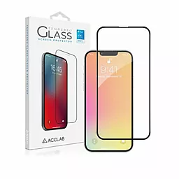 Защитное стекло ACCLAB Full Glue для Apple iPhone 13 Pro Max Black (1283126515422)
