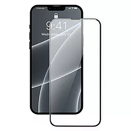Защитное стекло Baseus 0.23mm Apple iPhone 13 Pro, iPhone 13 (2шт/упак) Black (SGQP020101)