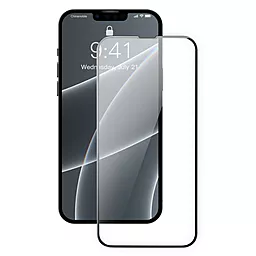Защитное стекло Baseus 0.23mm Apple iPhone 13 Pro, iPhone 13, iPhone 14, iPhone 16e, iPhone 17e (2шт/упак) Black (SGQP020101)