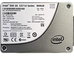 Накопичувач SSD Intel DC S3710 Series 800 GB (SSDSC2BA800G401) - фото Накопичувач SSD Intel DC S3710 Series 800 GB (SSDSC2BA800G401)