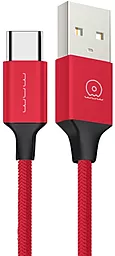 USB Кабель WUW X86 USB Type-C Cable Red