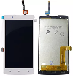 Дисплей Lenovo A2010 с тачскрином, оригинал, White - фото Дисплей Lenovo A2010 с тачскрином, оригинал, White