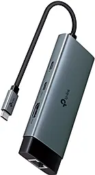Мультипортовий Type-C хаб TP-Link 6-in-1 USB3.0 gray (UH6120C) - фото Мультипортовий Type-C хаб TP-Link 6-in-1 USB3.0 gray (UH6120C)