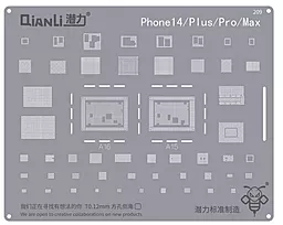 BGA трафарет (для реболлинга) Qianli (209) Apple iPhone 14