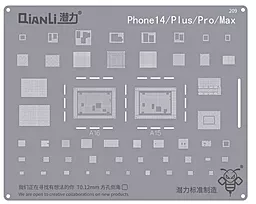 BGA трафарет (для реболлинга) Qianli (209) Apple iPhone 14 - фото BGA трафарет (для реболлинга) Qianli (209) Apple iPhone 14