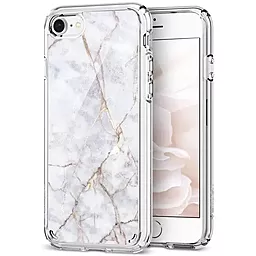 Чохол Spigen Ultra Hybrid 2 Marble для Apple iPhone SE 2022/2020, iPhone 8, iPhone 7 Carrara White (054CS24049