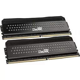 Оперативная память Team DDR4 16GB (2x8GB) 3200 MHz Dark Pro Black/Gray (TDPGD416G3200HC14ADC01) - миниатюра 2