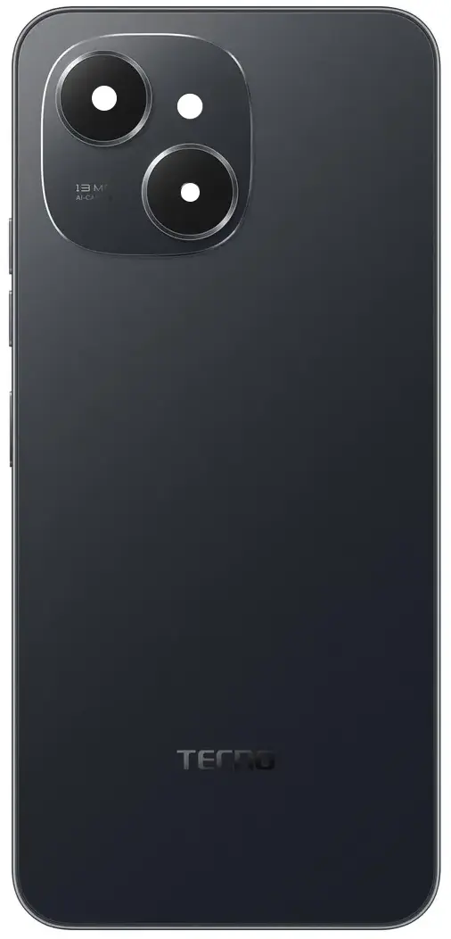 Задня кришка корпусу Tecno Spark 40C зі склом камери, Original Ink Black - фото 1
