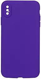 {"ru": "Чехол", "uk": "Чохол"} Epik Silicone Case Full Camera для Apple iPhone Xs Max Purple