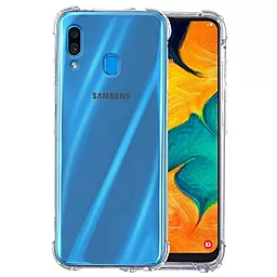 Чехол Silicone Case WS для Samsung Galaxy A10, M10 (A105, M105) Transparent