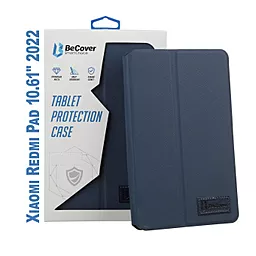 Чехол для планшета BeCover Premium для Xiaomi Redmi Pad 10.61" 2022 Deep Blue (708676) - фото Чехол для планшета BeCover Premium для Xiaomi Redmi Pad 10.61" 2022 Deep Blue (708676)