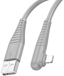 Кабель Borofone BX105 Corriente USB-A - Lightning 12w 2.4a 1м cable Gray - мініатюра 3 Кабель Borofone BX105 Corriente USB-A - Lightning 12w 2.4a 1м cable Gray - мініатюра 3