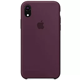Чехол Silicone Case для Apple iPhone X, iPhone XS Plum