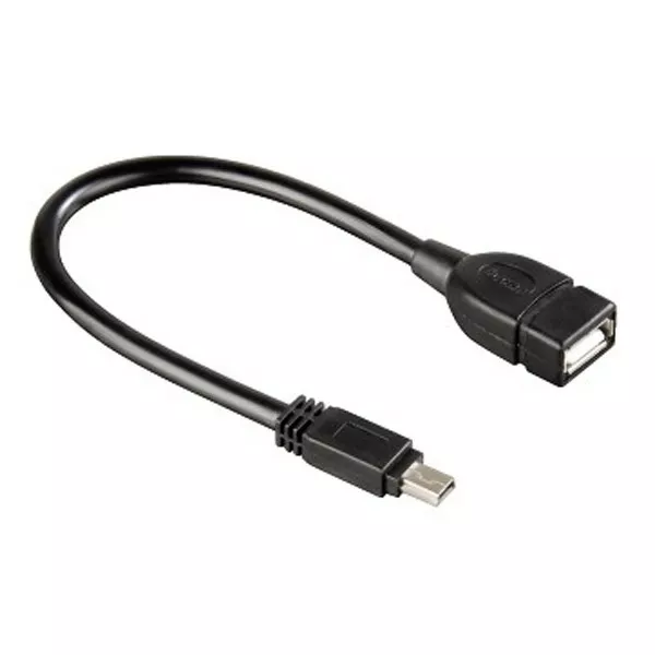 OTG-перехідник USB A - microUSB 0.2м Black - фото 2