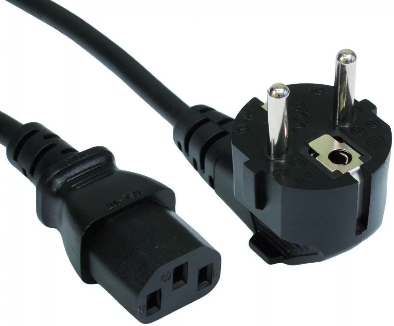 Кабель живлення Cablexpert C13 0.15m Black (PC-186-15СМ) - фото 1