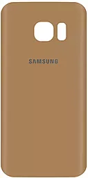 Задняя крышка корпуса Samsung Galaxy S7 G930F Gold