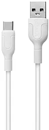 Кабель Walker C350 USB-A - Type-C 12w 2.4a 1м cable White