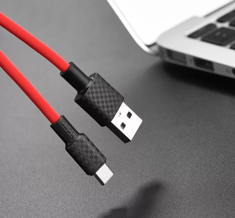 Кабель Hoco X29 Superior Style USB-A - Type-C 10w 1м cable Red - фото 5