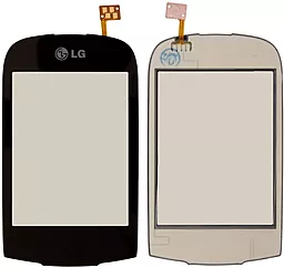 Сенсор (тачскрин) LG T500, T510, T515 Black