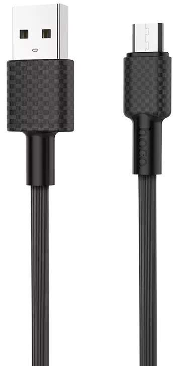 Кабель Hoco X29 Superior Style USB-A - micro USB 10w 1м cable Black - фото 1