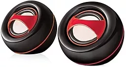 Колонки акустичні Smartfortec К-2 USB Black/Red - фото Колонки акустичні Smartfortec К-2 USB Black/Red