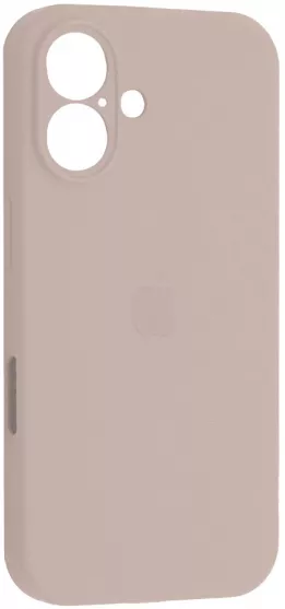 Чехол Silicone Case Full Camera для Apple iPhone 16 Chalk Pink - фото 1
