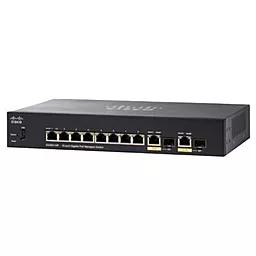Коммутатор (свитч) Cisco SG350-10P-K9-EU - фото Коммутатор (свитч) Cisco SG350-10P-K9-EU
