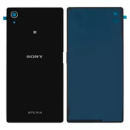 Задняя крышка корпуса Sony Xperia M4 Aqua E2303 / Xperia M4 Aqua Dual E2333 со стеклом камеры Black - фото Задняя крышка корпуса Sony Xperia M4 Aqua E2303 / Xperia M4 Aqua Dual E2333 со стеклом камеры Black