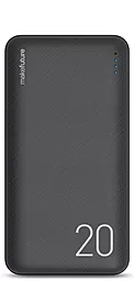 Повербанк MakeFuture 20000 mAh Li-Pol Black (MPB-201BK) - фото Повербанк MakeFuture 20000 mAh Li-Pol Black (MPB-201BK)