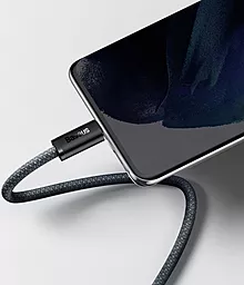 Кабель Baseus Dynamic USB Type-C - Type-C 100w 5a 1м PD cable Gray (CALD000216) - мініатюра 5