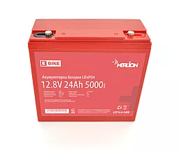 Аккумуляторная батарея Merlion LiFePO4 12.8V 24AH (166x77x167) для электротранспорта 5000 циклов (LFP12.8-24EB)