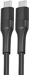 Кабель Ridea RC-ST74 StablePro USB Type-C - Type-C 60w 3a 1м PD cable black - фото Кабель Ridea RC-ST74 StablePro USB Type-C - Type-C 60w 3a 1м PD cable black