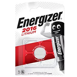 Батарейки Energizer CR2016 1шт - фото Батарейки Energizer CR2016 1шт