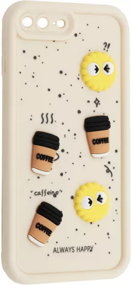 Чохол Pretty Things Case для Apple iPhone 7 Plus, 8 Plus White / Always Happy - фото 1