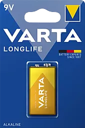 Батарейка Varta 6LR61 (крона) LongLife 1шт - фото Батарейка Varta 6LR61 (крона) LongLife 1шт